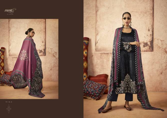 Kimora Heer Libaas E Ishq Velvet Printed Salwar Suits Catalog